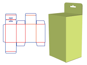 双插盒,包装结构设计,包装盒设计效果,电子产品包装