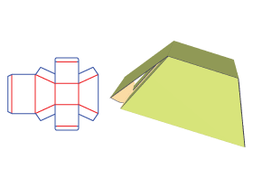展示盒,异型包装盒设计,包装结构设计