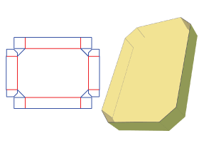 展示盒,托盘,异型包装盒设计,八角包装盒