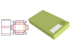 抽屉盒包装,折叠成型