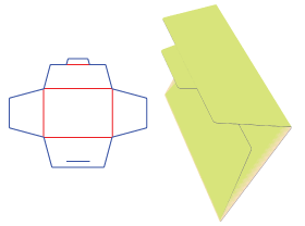 折卡,信封包装,贺卡包装,简易包裹