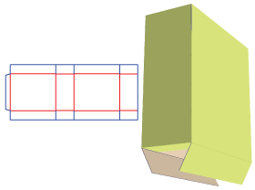 开口箱,对口箱,普箱,包装纸箱设计,0201箱型