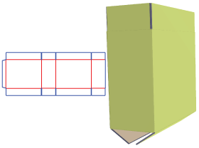 开口箱,对口箱,普箱,包装纸箱设计,封口纸箱
