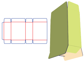 开口箱,对口箱,普箱,包装纸箱设计,纸箱设计,国际标准箱型