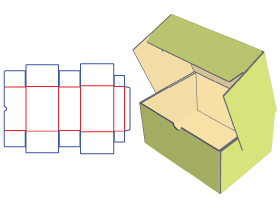 翻盖盒,包装盒设计,鞋盒包装设计