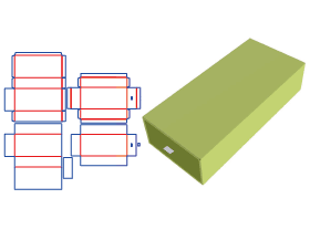 抽屉型精品盒,V槽