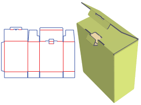 礼品盒,展示盒,叠盖式封口纸箱,