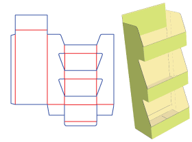 展示盒,展示架,展销商品包装设计,展示盒