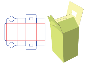 展示盒,互锁式包装,电子产品包装设计